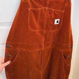 Carhartt WIP corduroy overalls